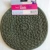 Absorbent Cotton Woven Trivet 8" diameter