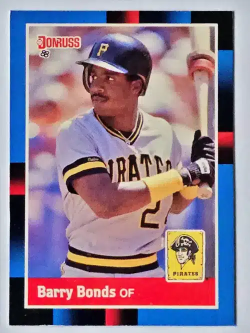 Barry Bonds Donruss 1988 Card #326