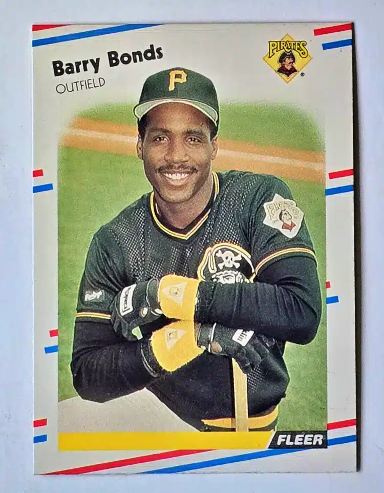 Barry Bonds Fleer 1988 Card #322