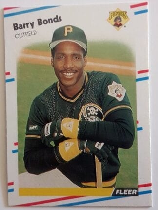 Barry Bonds Fleer 1988 MLB Sports Trading Card #322