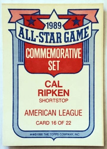 Bo Jackson Signed 1989 AllStar Major League Baseball AS MVP BAS