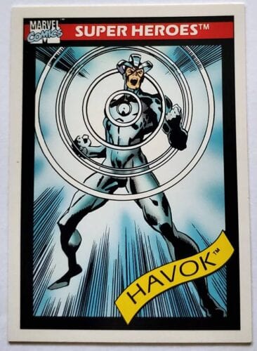 Havok Marvel 1990 Impel Marketing Comic Card #35