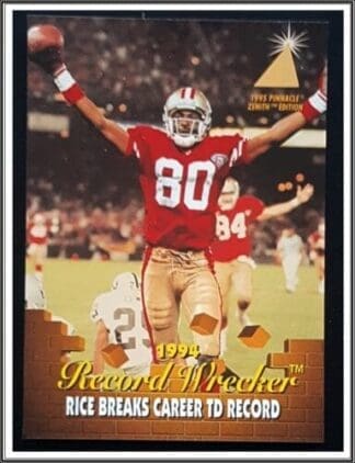 Jerry Rice Pinnacle Zenith Edition 1995 Trading Card #Z98