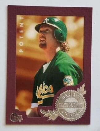 Mark McGwire E-XL Potent 1996 Card #104