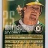 Mark McGwire E-XL Potent 1996 MLB Trading Card 104 Back