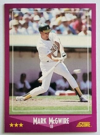 Mark McGwire Score 1988 Card #5