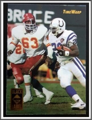 Marshall Faulk Edge Black Label 1995 "Time Warp" #8 of 20 Indianapolis Colts