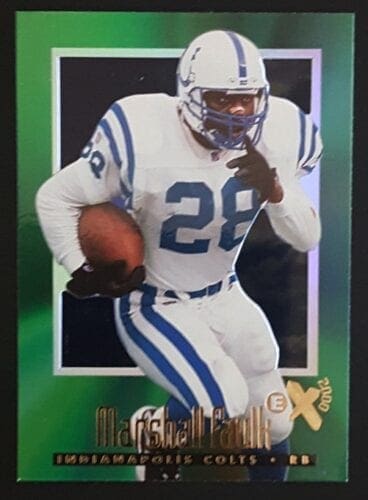 Marshall Faulk Skybox EX 2000 1997 NFL Card #42