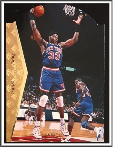 Patrick Ewing's 1995 Upper Deck SP Card #D116 New York Knicks