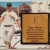 Roger Clemens Leaf 1993 Heading for the Hall MLB Card 6 of 10 Back