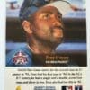 Tony Gwynn Pinnacle 1995 "All-Star Salute" MLB Trading Card #6 of 18 Back