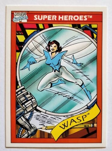 Wasp Marvel Comics Card 1990 