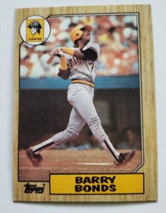 Barry Bonds Topps 1987 Card #320