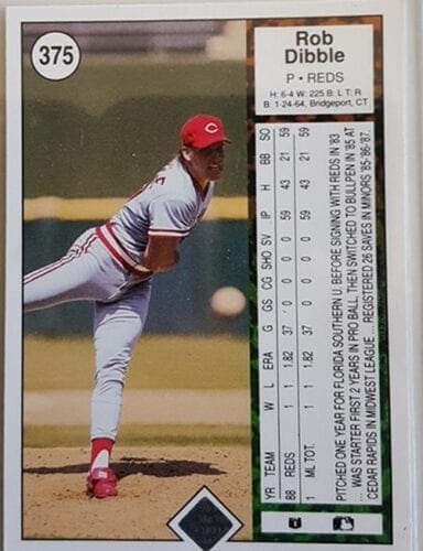 Rob Dibble Baseball Cards