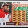 Jerry Rice Score 1995 "Summit Edition" Trading Card #103 Back
