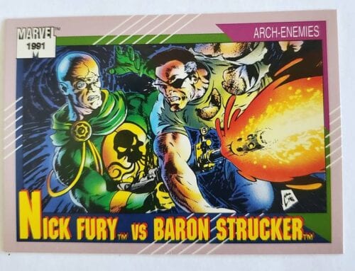 Nick Fury vs Baron Strucker Marvel 1991 "Arch-Enemies" #111