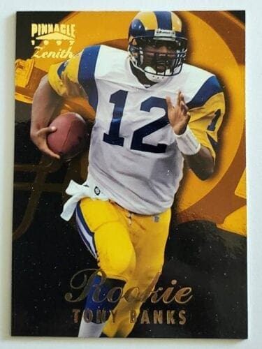 Tony Banks Pinnacle 1997 Zenith NFL Trading Card #103