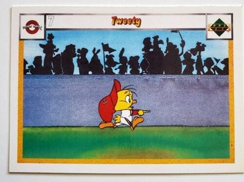 Tweety Upper Deck 1990 Looney Tunes All-Stars Card #10