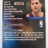 Arvydas Sabonis Topps Gallery 1996 NBA Sports Trading Card #40 Back