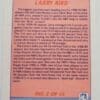 Larry Bird Fleer 1990 All Stars NBA Sports Trading Card #2 of 12 Back