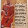 Scottie Pippen Flair 1995 "Playmaker" NBA Trading Card 6 of 10 Chicago Bulls Back