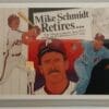 Mike Schmidt 1990 Upper Deck "Retires" MLB Sports Card #20