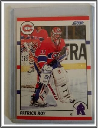 Patrick Roy Score 1990 NHL Hockey Card #10