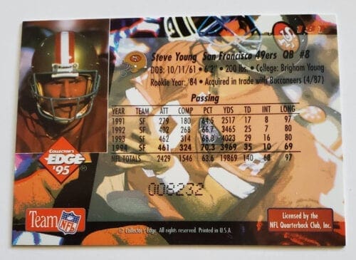 1994 Collector's Edge Steve Young - San Francisco 49ers