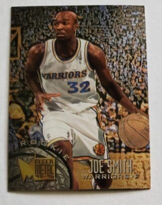 Joe Smith Fleer Metal 1996 NBA Card #150 Golden State Warriors