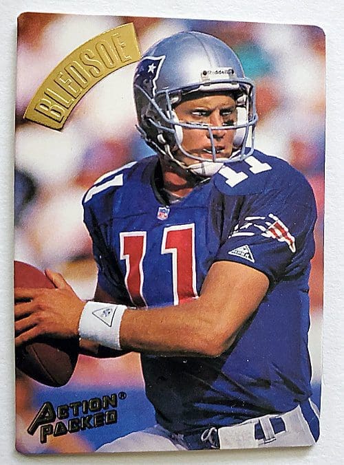Drew Bledsoe Action Packed 1994 Card #70 Back
