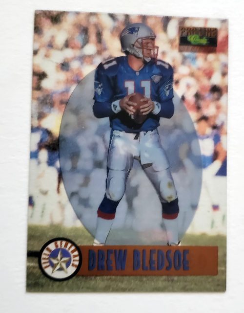 Drew Bledsoe Classic Series II 1995 Field General Card #G8 Back