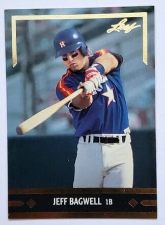 Jeff Bagwell Leaf 1991 "Gold Rookies" Card #BC14