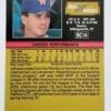 Jeff Bagwell Leaf 1991 "Gold Rookies" Card #BC14 Back