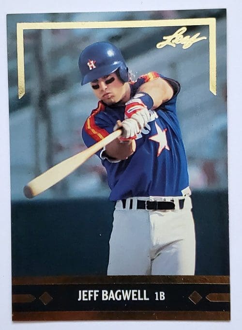 Jeff Bagwell Leaf 1991 "Gold Rookies" Card #BC14