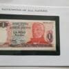 Banknotes of The Nations Argentina National Banknote 1 Peso