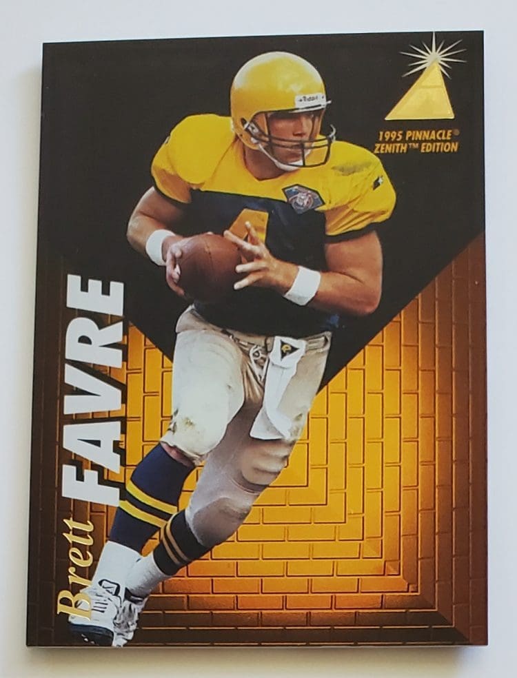 Brett Favre Pinnacle Zenith 1995 Sports Trading Card #Z62