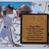 George Brett Leaf 1993 "Heading For The Hall" MLB Card #7 of 10 Back