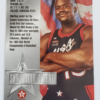 Shaquille O'Neal Fleer Skybox 1996 Texaco Edition NBA Card #7 Back