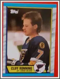 Cliff Ronning Topps 1989 Card #45