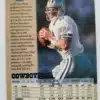 Troy Aikman Pro Line 1996 Card #1 back