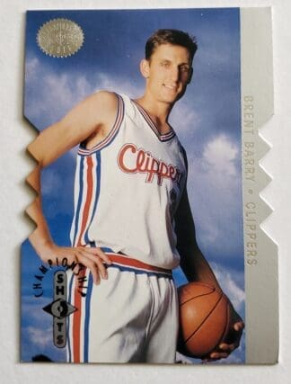 Brent Barry Upper Deck SP 1996 "Championship Shots" Die-cut Card #S13