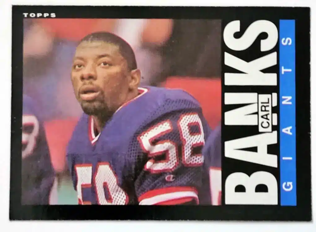 Carl Banks Topps 1985 Card #111