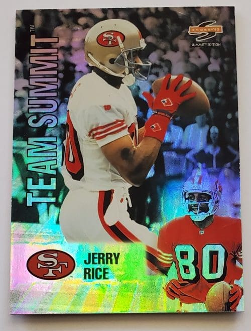 Jerry Rice Collector's Edge Black Label 1995 NFL Card #177 San Francisco  49ers