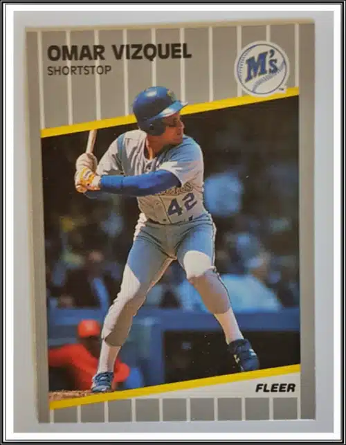 Omar Vizquel Fleer Update 1989 Card# U-62