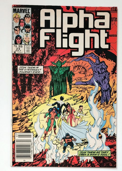 Alpha Flight Issue  #24 July 1985 "Final Conflict" via @cliffordyoung52