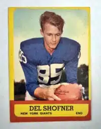 Del Shofner-Topps 1963 Card #60