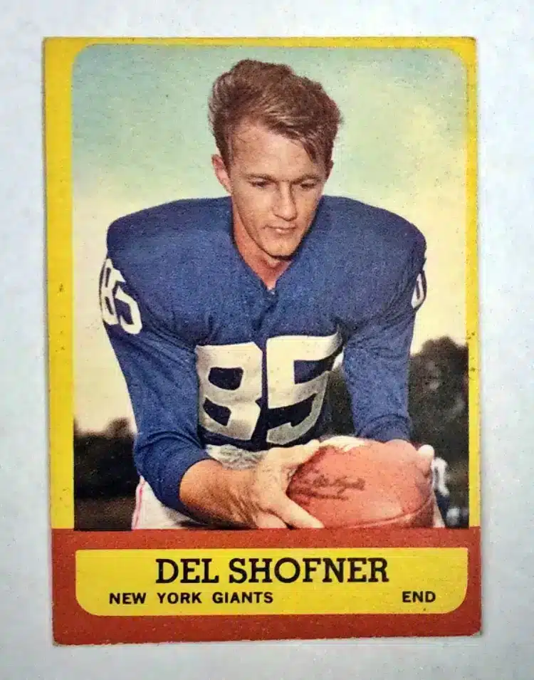 Del Shofner-Topps 1963 Card #60