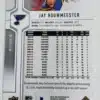 Jay Bouwmeester Upper Deck 2020 Card #372 back