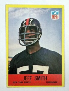 Jeff Smith Philadelphia 1967 NFL Trading Card #118 New York Giants