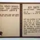 Jeff Smith Philadelphia 1967 Card#118 Back